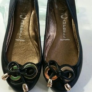 Jeffrey Campbell black leather  flats 6.5