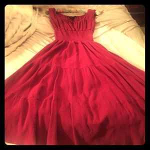 Mlle. Gabrielle peasant dress 100% cotton!