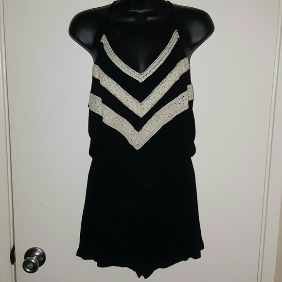 Spaghetti strap romper