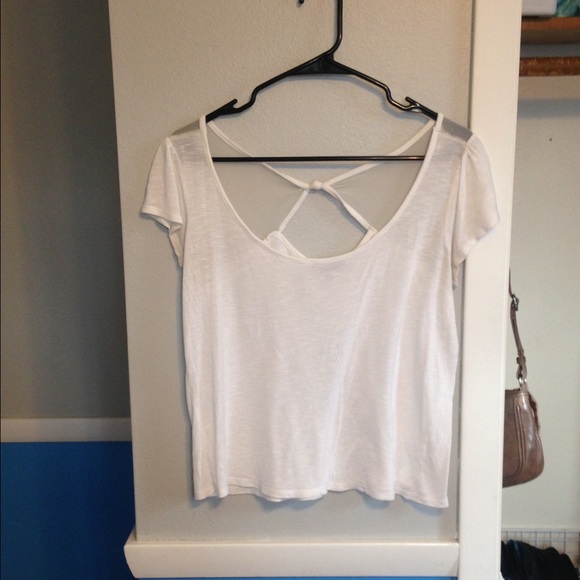 crop top with bow back by Charolette Russe