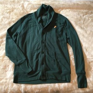 Men's Forest Green Cardigan
