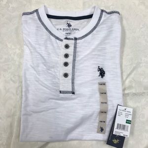 U.S. Polo Assn. Boys Henley Shirt