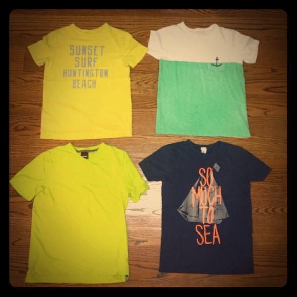 Lot of EUC boys tshirts crewcuts gap hawk 10/12