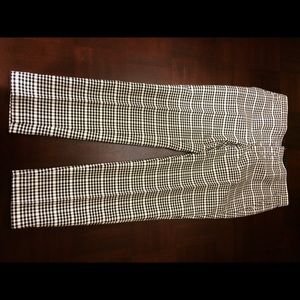 Zara Checkered Ankle Pants Size M