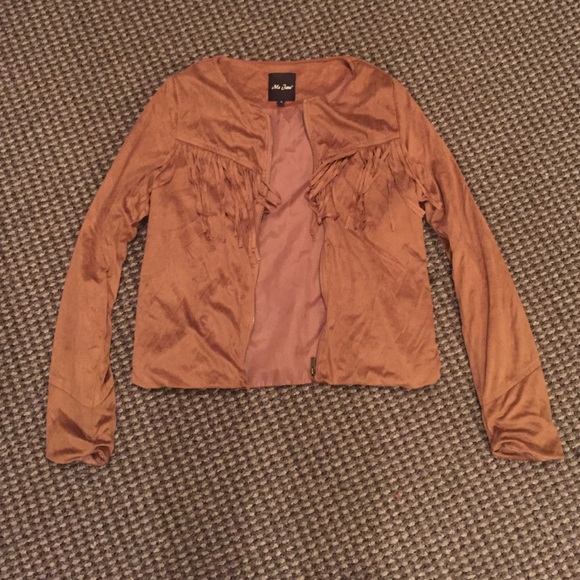 Brown Suede jacket with fringes