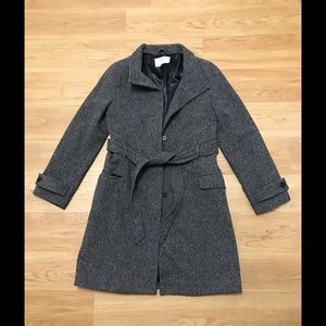 Dark grey trench coat. Only worn twice!