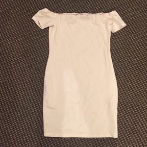 White off the shoulder dress