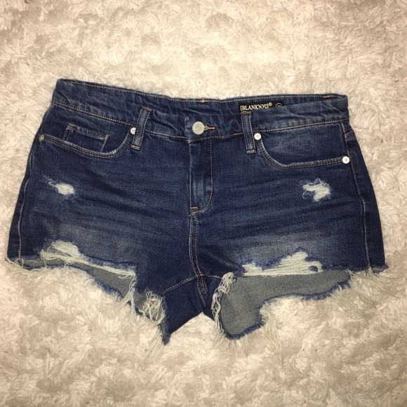 Blank Jean Shorts