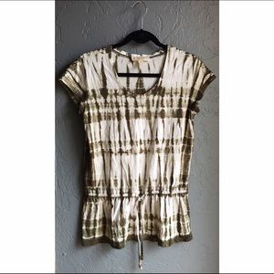 MICHAEL Michael Kors Tops - MICHAEL Michael Kors Tie Dye Top w/ Drawstring MICHAEL Michael Kors Tops - MICHAEL Michael Kors Tie Dye Top w/ Drawstring