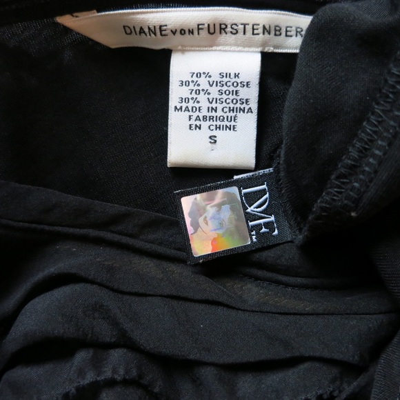 DVF Dalmas Top Silk with chain embellishments - Picture 4 of 4