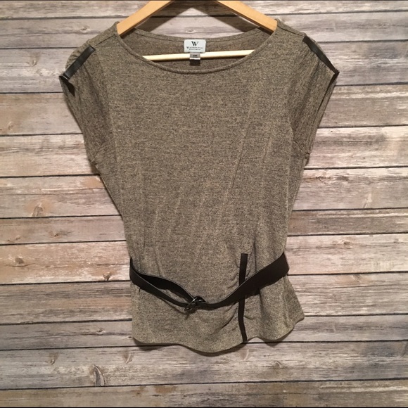 Worthington Tops - Worthington petite stretch top with matching belt