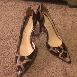 Jessica Simpson Chetah Heel