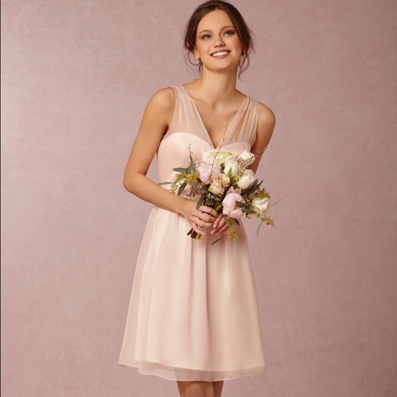 Anthropologie ❤️ BHLDN blush dress