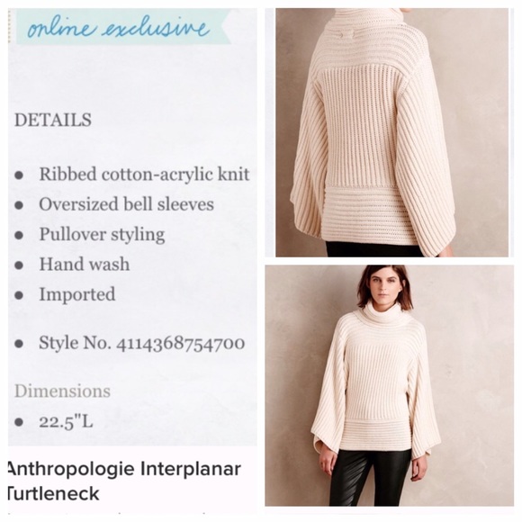 Anthropologie Oversized thick rib knit - Picture 5 of 5