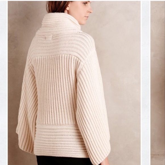 Anthropologie Oversized thick rib knit - Picture 4 of 5