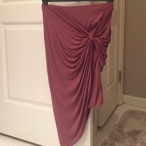 Knotted Asymmetrical Skirt