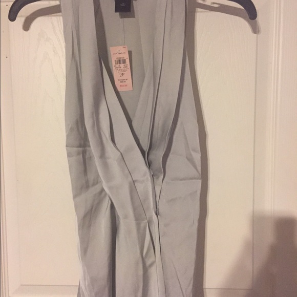 Silver silk shirt