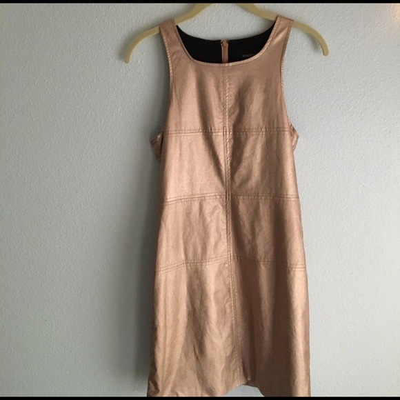 MINKPINK tinsel town pleather dress