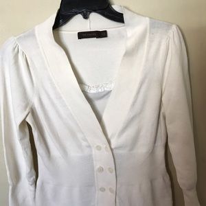 SALE EUC The Limited Ivory Shrug & Camisole SZ SM