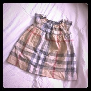 Baby girl Burberry dress. With diaper cover too