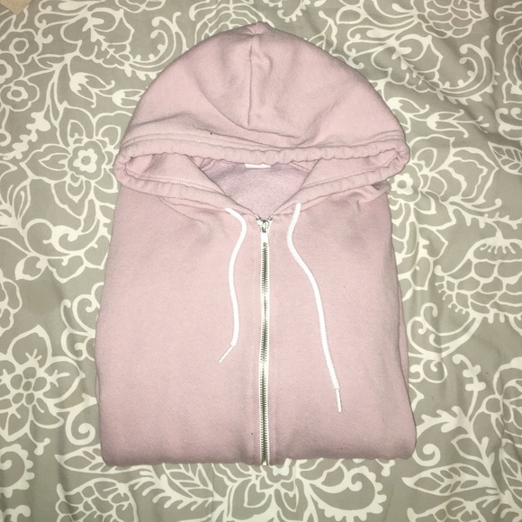 Lilac American apparel Zip up.