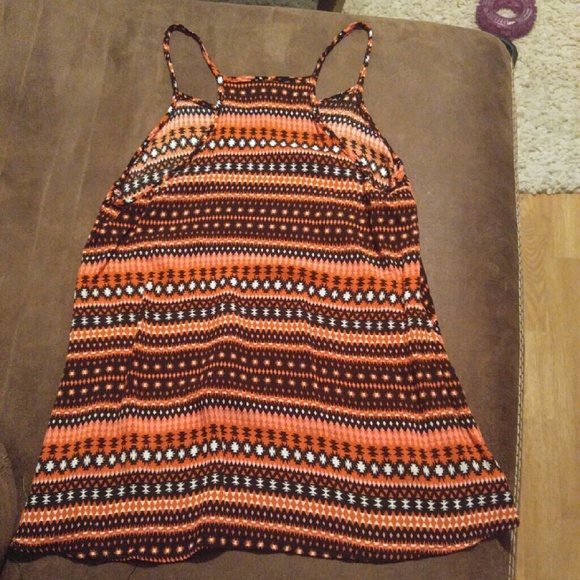 Aztec Print Racerback Tank S - Picture 3 of 4