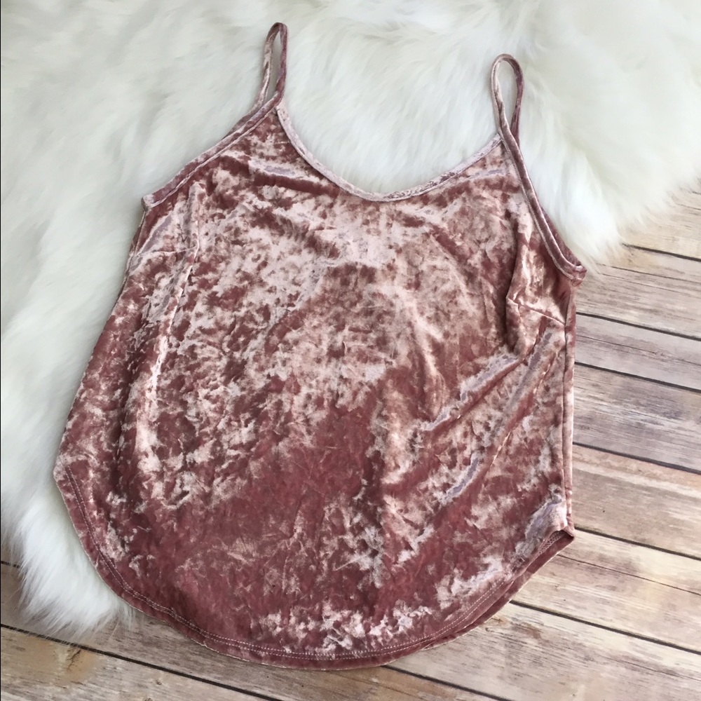 ✨Last One- PRICE FIRM✨Dusty Rose Velvet Top - Picture 5 of 8