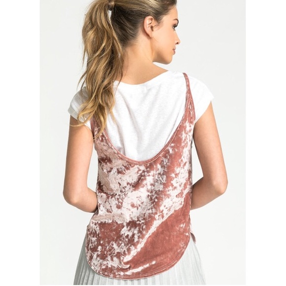 ✨Last One- PRICE FIRM✨Dusty Rose Velvet Top - Picture 3 of 8