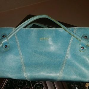 Matt & Nat Montreal Vegan Teal & Lime handbag