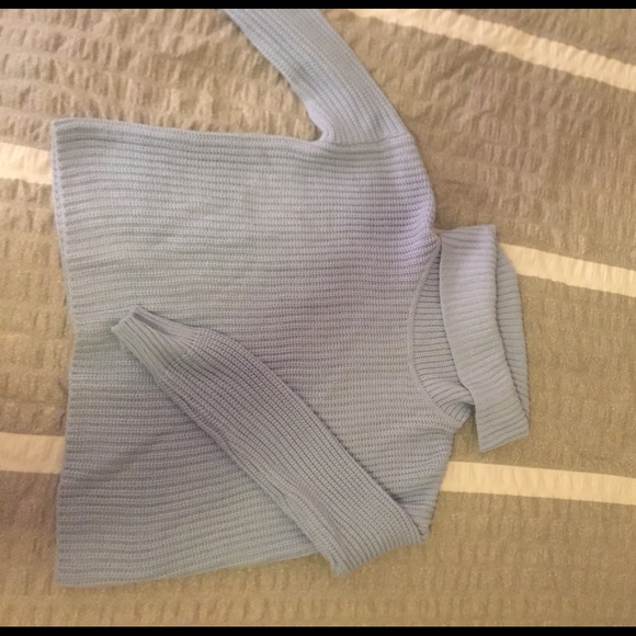 Cropped Turtleneck Sweater