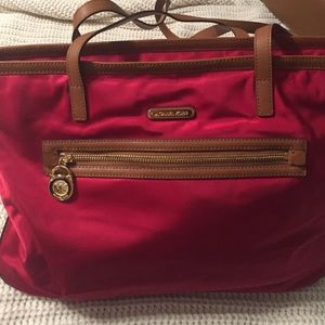 Michael Kors Kempton Large Tote Red Cherry