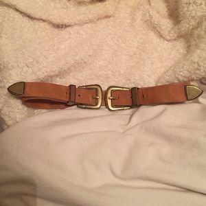 B-low the belt double buckle belt
