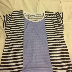 Striped block tshirt