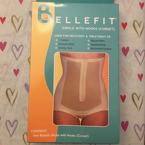 Postpartum Bellefit Girdle with Hooks (Corset)