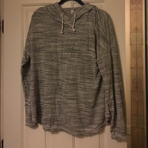 Sleep sweatshirt with hood