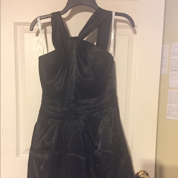 Black cocktail dress