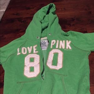 Pink zip up