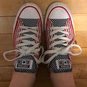 Converse Red, White, And Blue! 💥