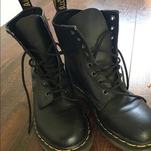 Black Leather Doc Martens size 7