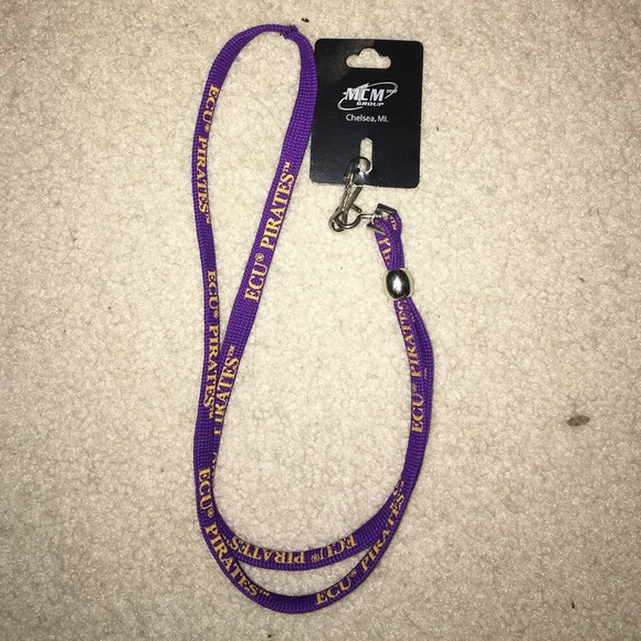 ECU PIRATE PURPLE LANYARD
