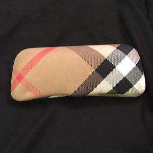 Plaid Burberry Glasses Case with Jai Kudo glasses