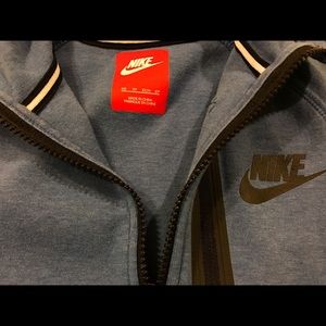 Nike boys XS blue Tech Fleece hoody