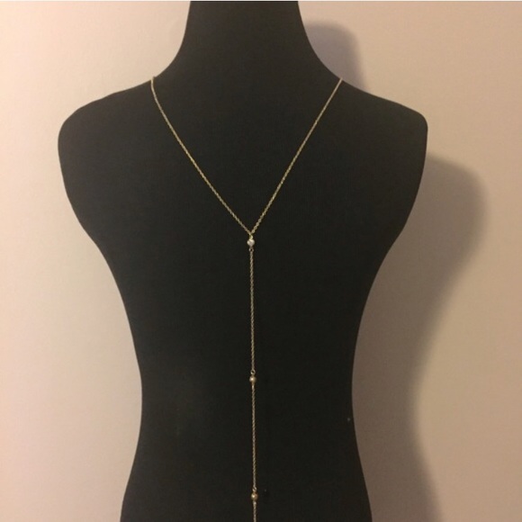 🆕Gold sexy back necklace body chain - Picture 2 of 3