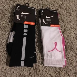 Two pairs of Nike Elite Socks