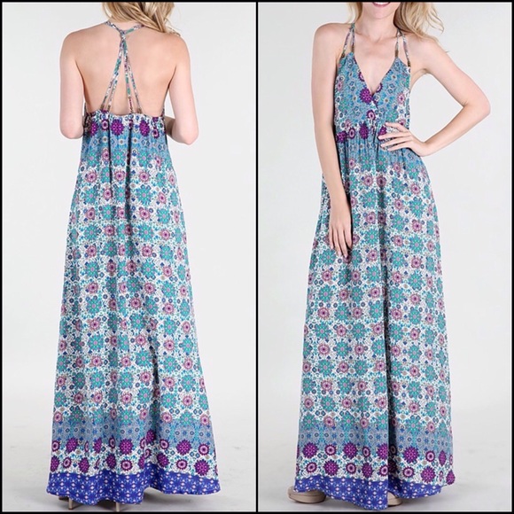 Beaded Stappy Maxi Dress - Picture 3 of 4