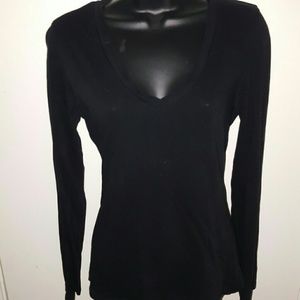 Basic black top long sleeve