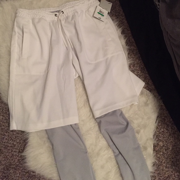 Puma tight layered shorts.
