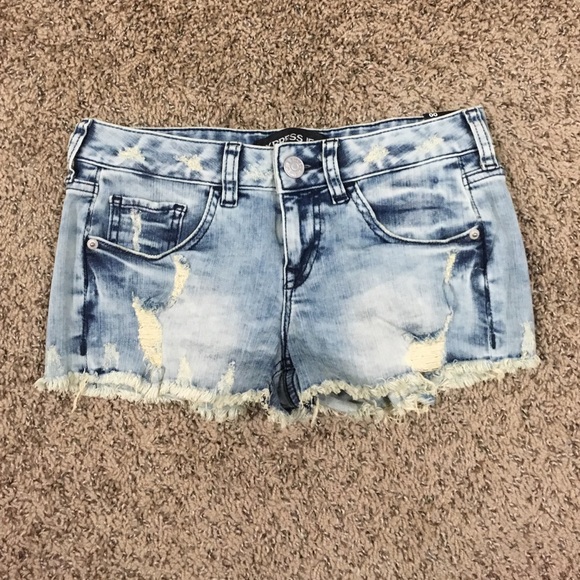 ❌ON HOLD❌NWT express denim distressed shorts