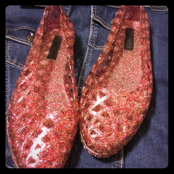 Jeffery Campbell jelly flats.