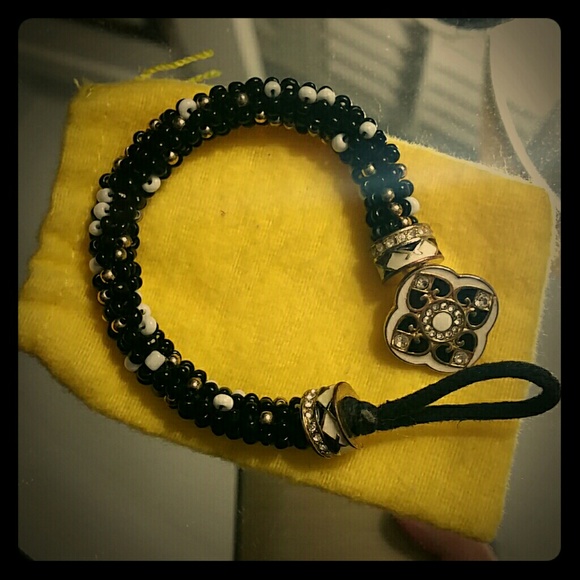 Black and white bracelet
